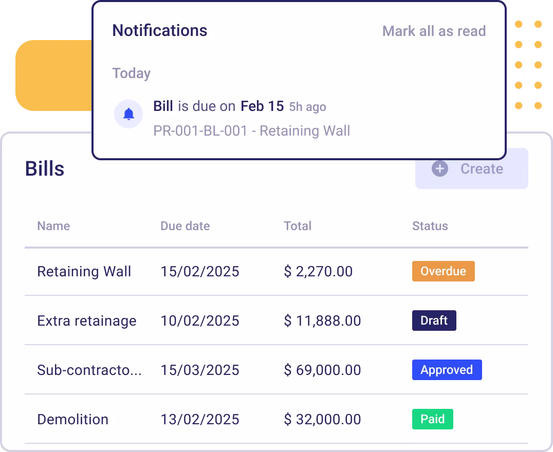 Effortless Bill Management & Organization
