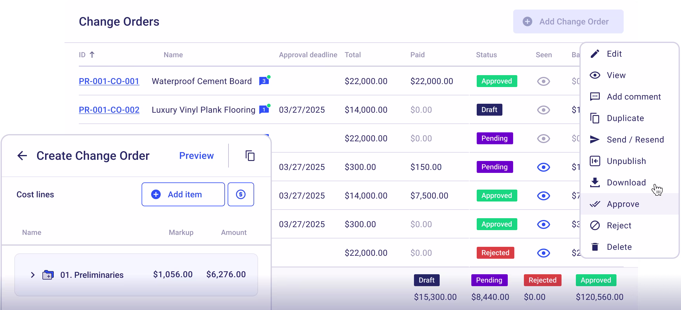 Simplify Your Change Order Management