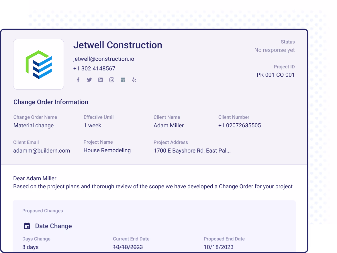 Implement advanced quality control over construction projects