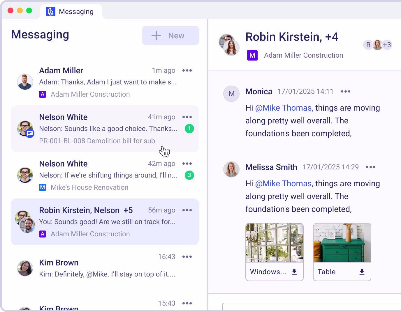 Streamline Communication with Centralized Messaging for Construction Teams, Subs & Clients