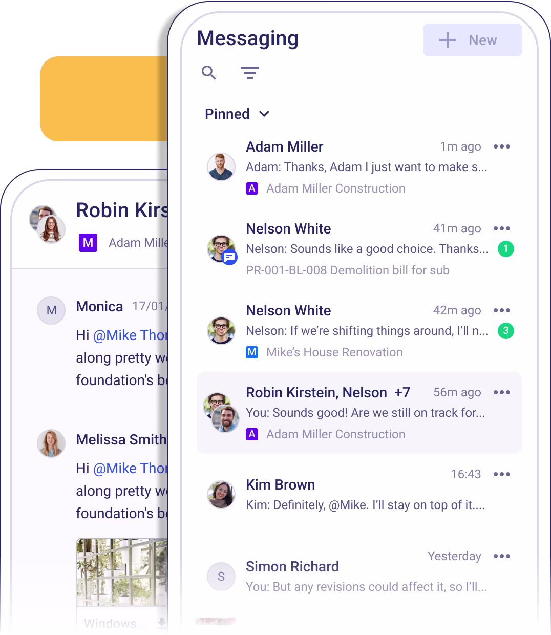 Mobile-Friendly Messaging, Built for Construction Teams