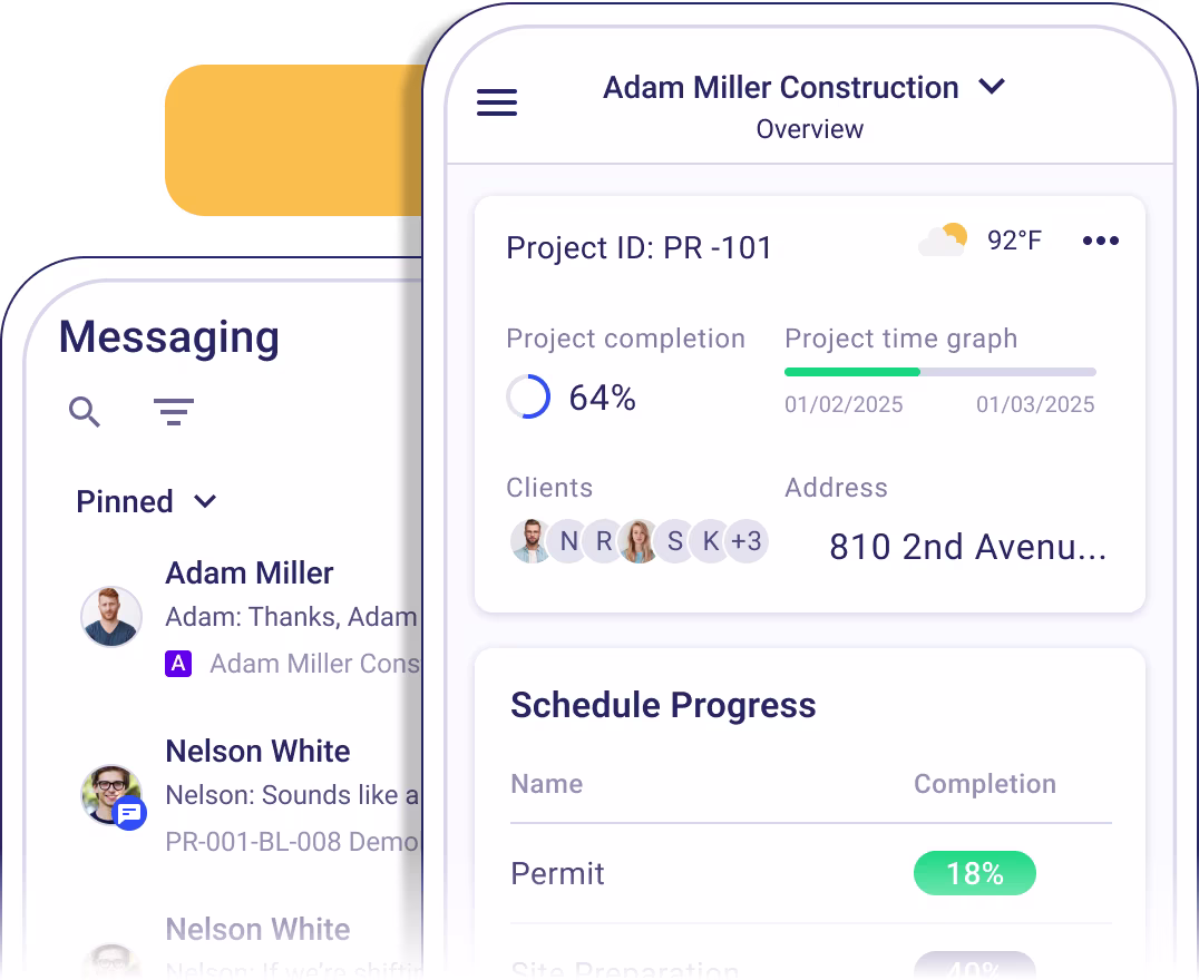Simplify Vendor and Subcontractor Coordination with an Intuitive, Mobile-Friendly Platform