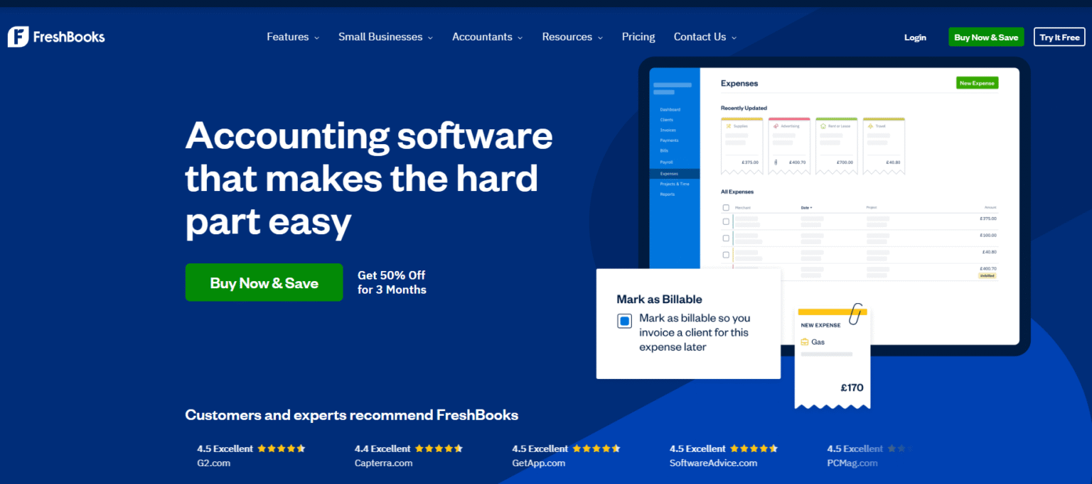 Freshbooks Program Manage Payments Reliably: Top 9 Contractor Invoice Software