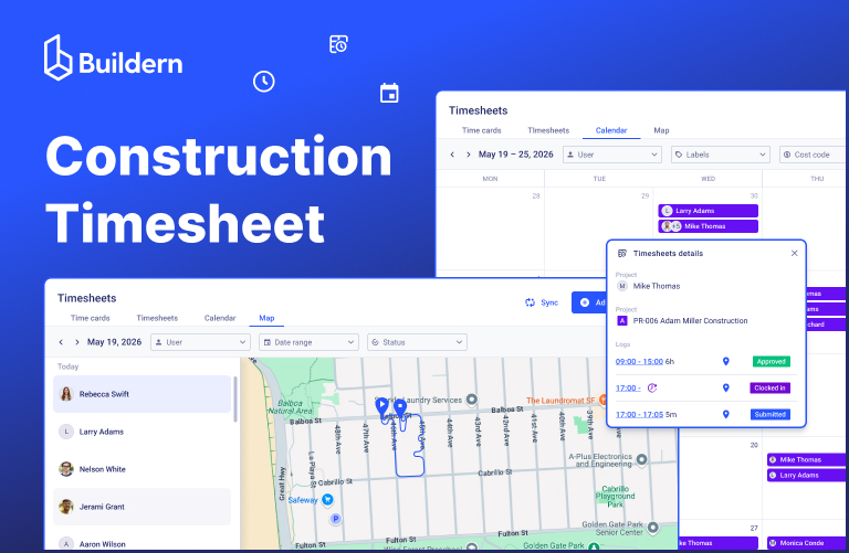 Construction Timesheet: Meeting Deadlines and Budget with Buildern