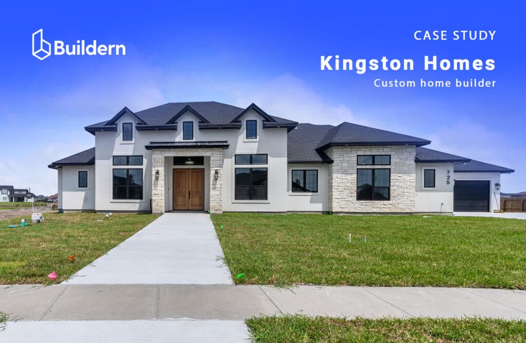 Kingston Homes Cuts Costs by 15% with Buildern