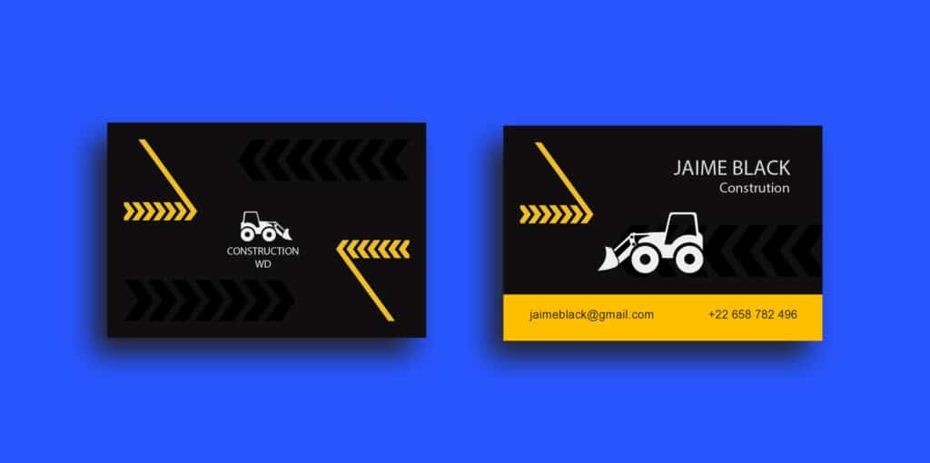 Image of business cards