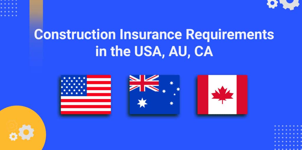 construction requirements in the US, AU, CA