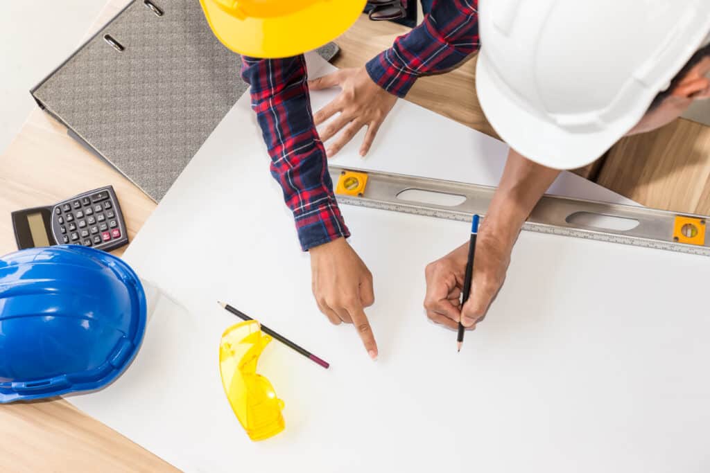 Construction builder in the workspace