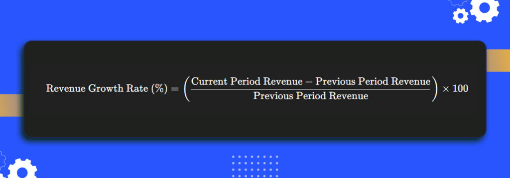 revenue growth rate formula