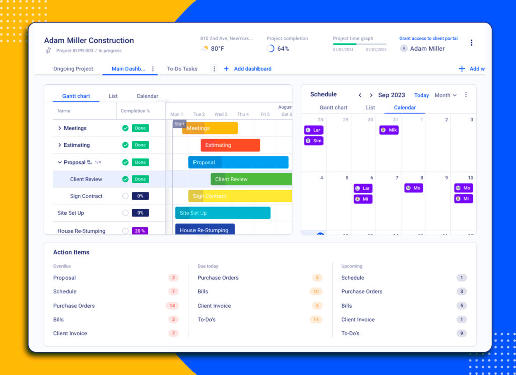 Construction Financial Management Dashboard