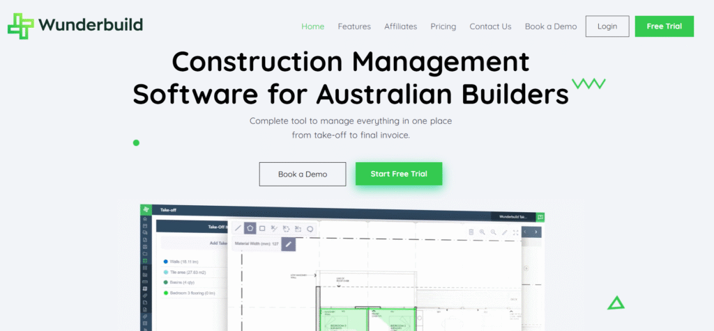 Wunderbuild homepage
