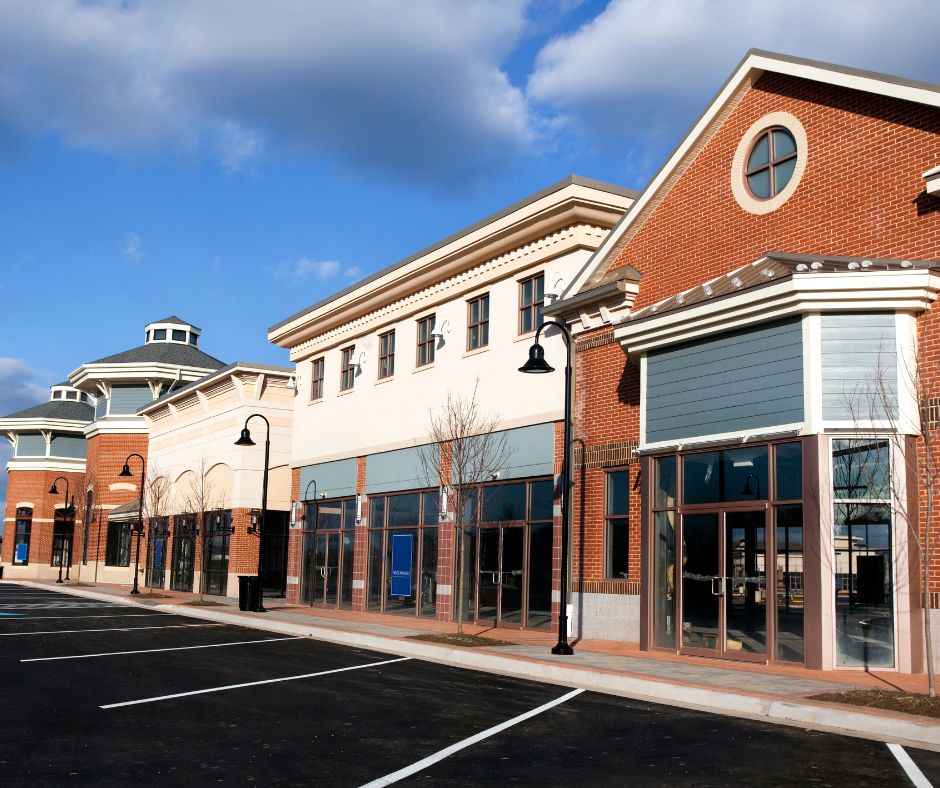 strip mall, retail construction