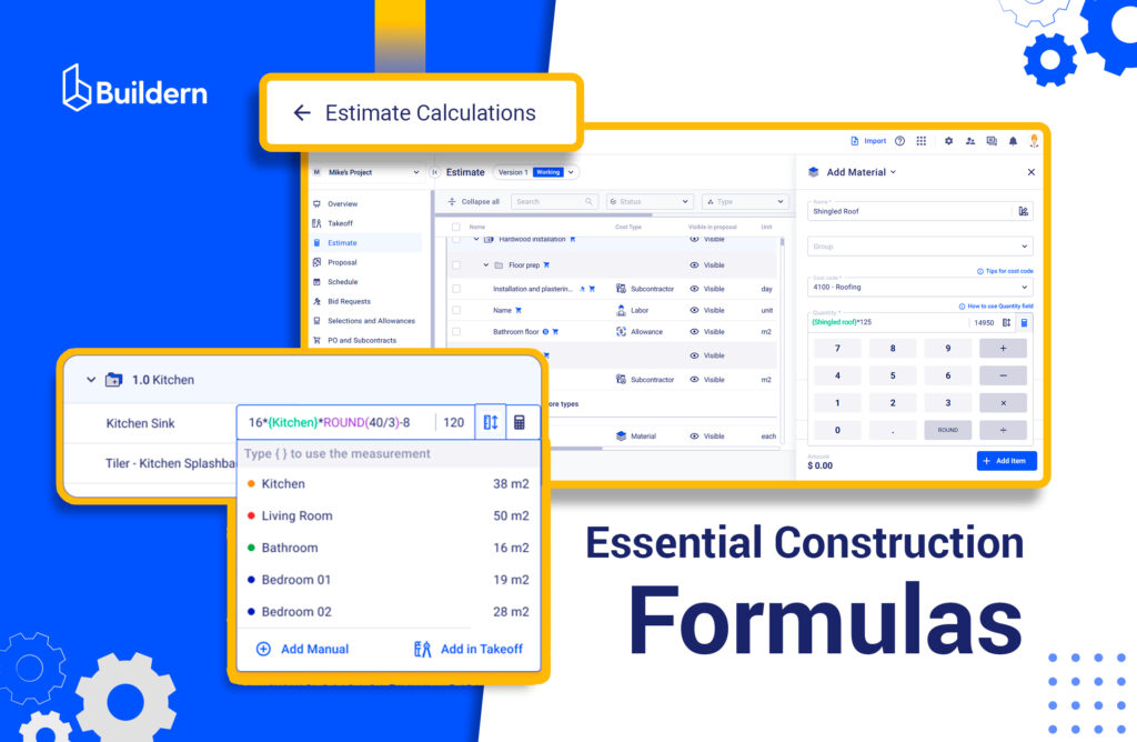 Construction formulas explained
