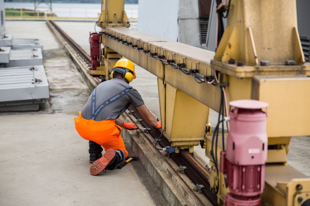 Heavy equipment worker