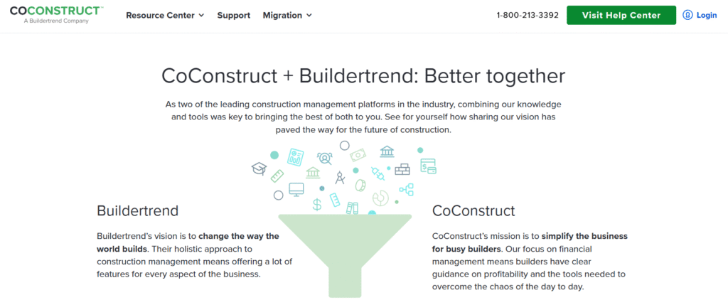 coconstruct homepage sreenshot