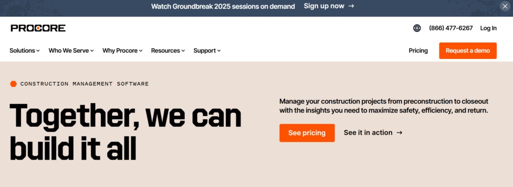 procore screenshot