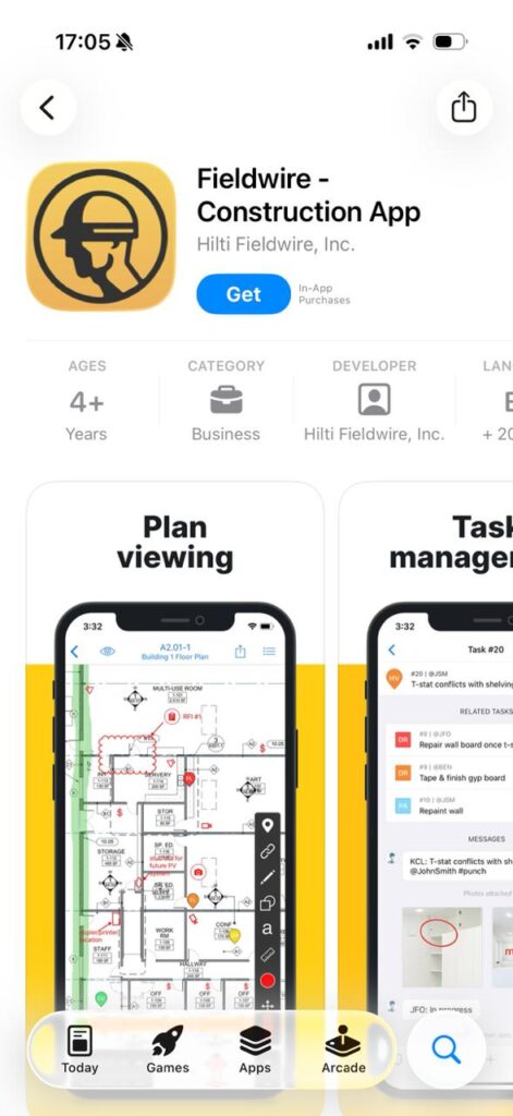Fieldwire app screenshot