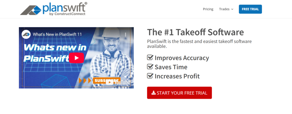 Planswift homepage
