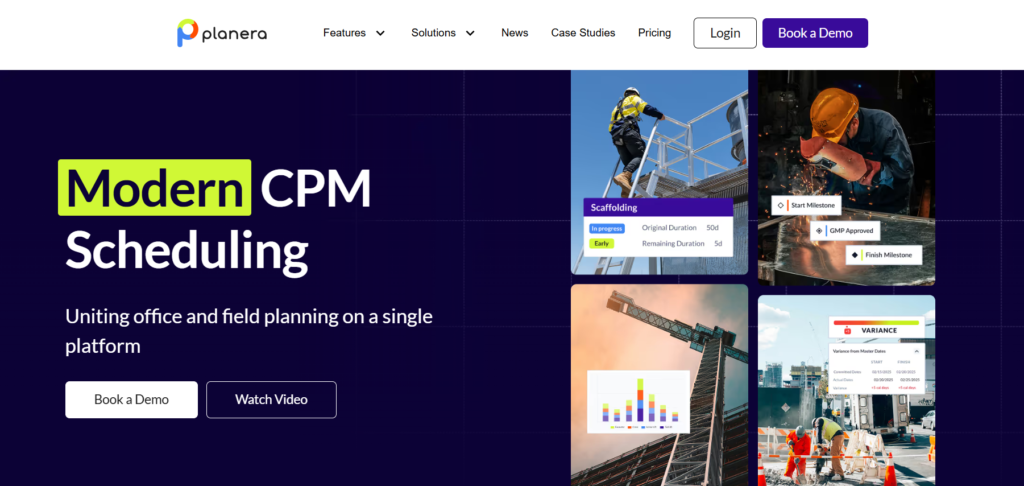 planera homepage