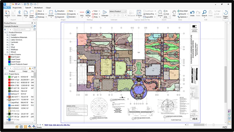 Measure square tool screenshot