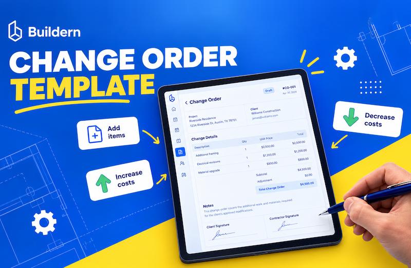 construction change order template